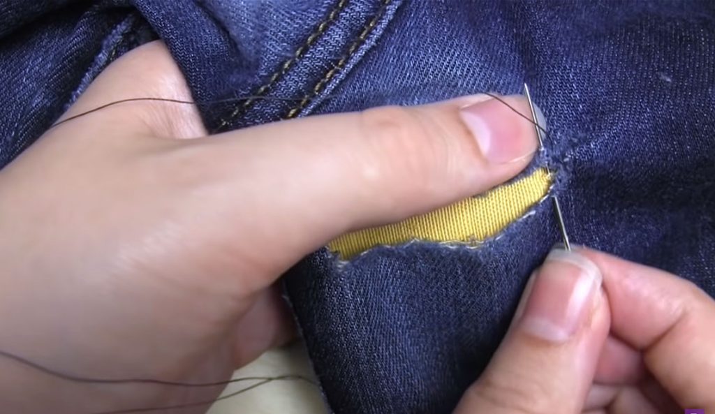 How to Sew Patches on Jeans - Simple Ways